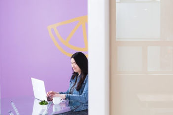 Business Woman Pink Office Business Woman Pink Office