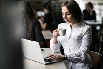 Business woman working Business woman working