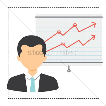 Businessman and business analytics Businessman and business analytics