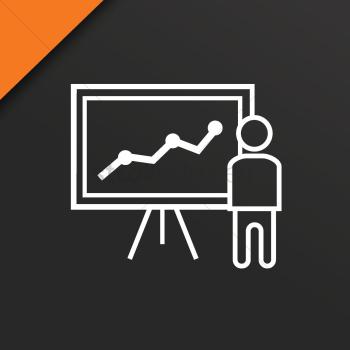 Businessman and business analytics Businessman and business analytics