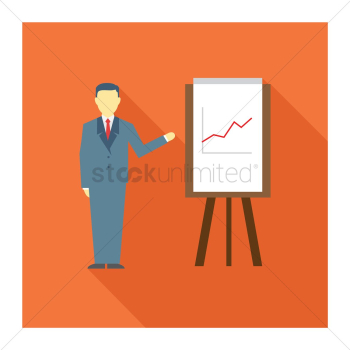 Businessman doing a presentation Businessman doing a presentation