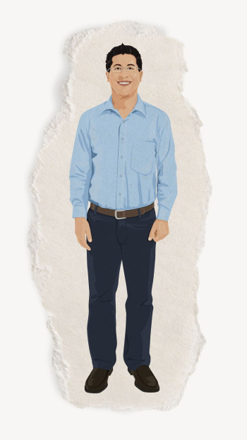Businessman, full length character, torn | Free PSD - rawpixel Businessman, full length character, torn | Free PSD - rawpixel