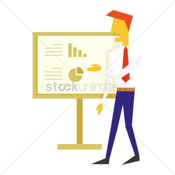 Businessman giving presentation Businessman giving presentation