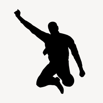 Businessman jumping silhouette, raised fist, | Free Vector - rawpixel Businessman jumping silhouette, raised fist, | Free Vector - rawpixel