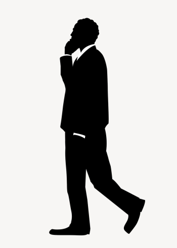 Businessman silhouette sticker, phone call | Free Vector - rawpixel Businessman silhouette sticker, phone call | Free Vector - rawpixel