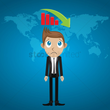 Businessman worried Businessman worried