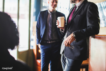 Businessmen having a coffee break | Free stock photo - 413238 Businessmen having a coffee break | Free stock photo - 413238