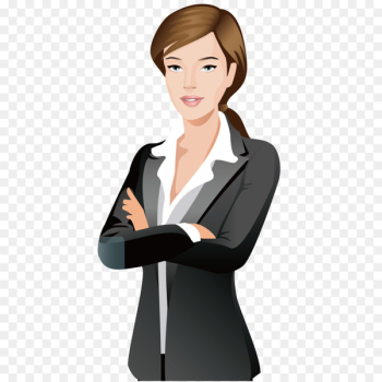 Businessperson Cartoon Silhouette - Business woman Businessperson Cartoon Silhouette - Business woman