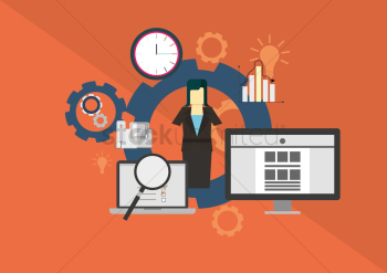 Businesswoman concept Businesswoman concept