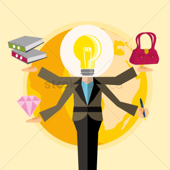 Businesswoman concept Businesswoman concept