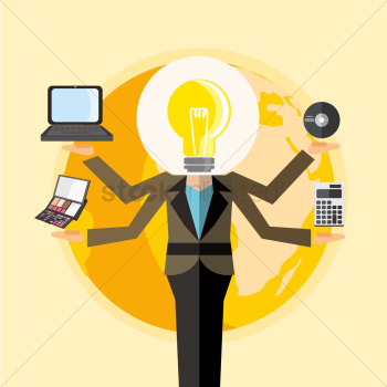 Businesswoman concept Businesswoman concept