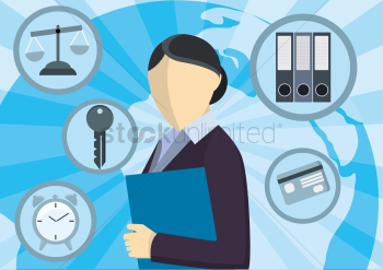 Businesswoman concept Businesswoman concept