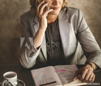 Businesswoman on the phone Businesswoman on the phone