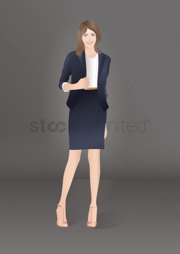 Businesswoman standing Businesswoman standing