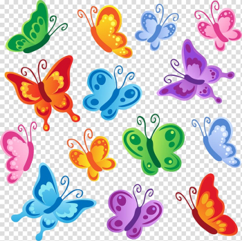 Butterfly Cartoon , Colorful cartoon butterfly transparent background PNG clipart Butterfly Cartoon , Colorful cartoon butterfly transparent background PNG clipart
