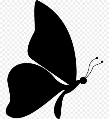 Butterfly Clip art Vector graphics Silhouette Royalty-free - butterfly 
