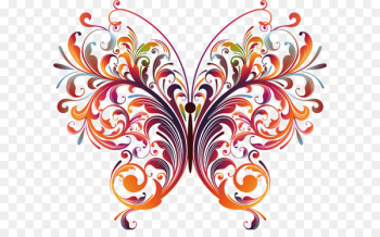 Butterfly Drawing Art Clip art - Creative Butterfly pattern Butterfly Drawing Art Clip art - Creative Butterfly pattern