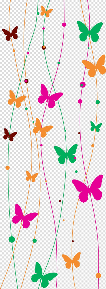 Butterfly Illustration, Butterfly line transparent background PNG clipart