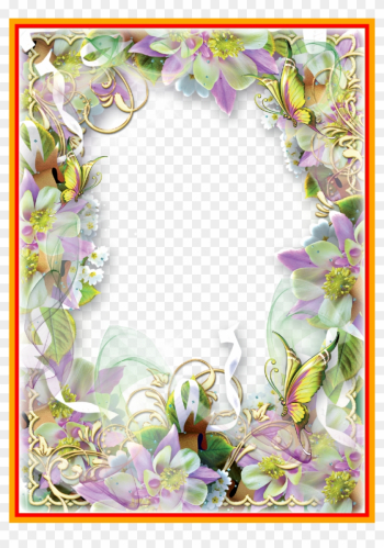 Butterfly Images Butterfly Images With Transparent - Butterflies Spring Flower Borders Clip Art