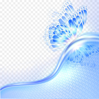 Butterfly Light Abstract Wing - Blue Butterfly Butterfly Light Abstract Wing - Blue Butterfly