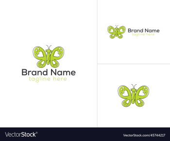 butterfly logo design - bird logo design butterfly logo design - bird logo design