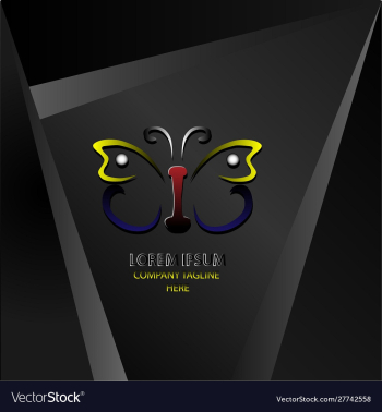 Butterfly logo vector image