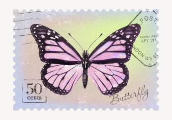 Butterfly postage stamp, animal collage | Free PSD - rawpixel Butterfly postage stamp, animal collage | Free PSD - rawpixel