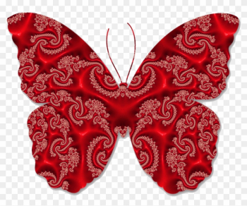 Butterfly Red Fractal Art Nature Png Image - Fractal Art Butterfly Red Fractal Art Nature Png Image - Fractal Art