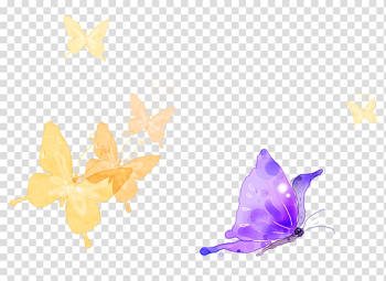 Butterfly Watercolor painting , Watercolor hand-painted watercolor butterfly transparent background PNG clipart