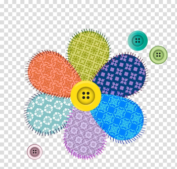 Button, Color cloth flowers buttons transparent background PNG clipart Button, Color cloth flowers buttons transparent background PNG clipart