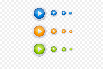 Button Download Computer file - Colorful play button Button Download Computer file - Colorful play button