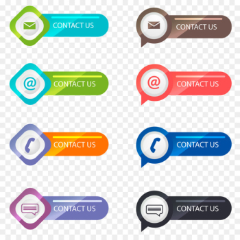 Button Euclidean vector Download Icon - Vector contact button 