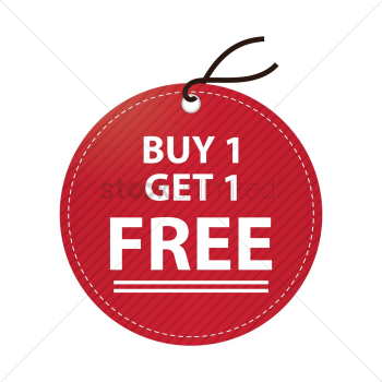 Buy one get one free tag Buy one get one free tag