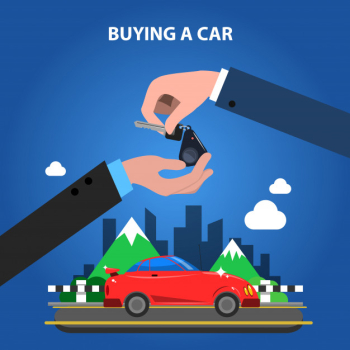 Buying a car concept Free Vector Buying a car concept Free Vector