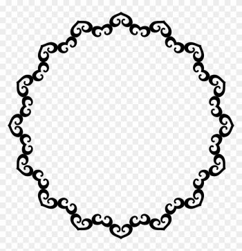 By Gdj - Mistletoe Black And White Border By Gdj - Mistletoe Black And White Border