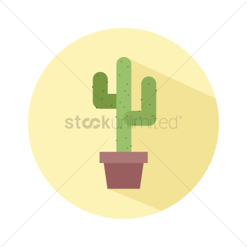 Cactus in a flower pot Cactus in a flower pot
