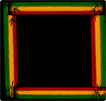 cadre portrait vertjaunerouge background rasta reggae...