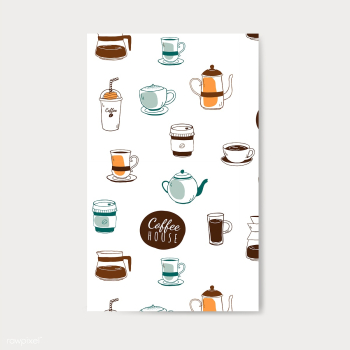 Cafe and coffee house pattern vector | Free stock vector - 520762 Cafe and coffee house pattern vector | Free stock vector - 520762
