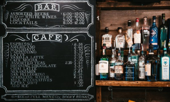 Cafe Bar Chalkboard Menu Cafe Bar Chalkboard Menu