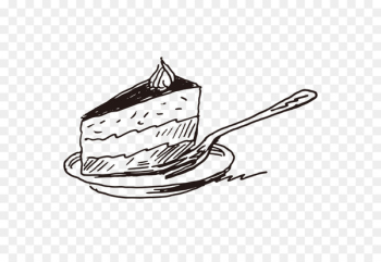 Cafe Chocolate cake Chiffon cake Pastry - Vector sketch cake Cafe Chocolate cake Chiffon cake Pastry - Vector sketch cake