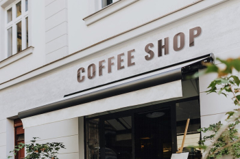 Cafe logo mockup, coffee shop | Free PSD Mockup - rawpixel