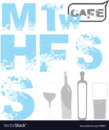 Cafe vector image Cafe vector image
