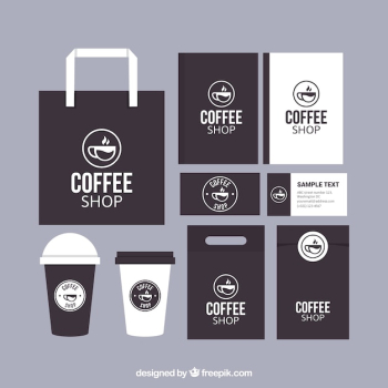Cafeteria brand stationery set