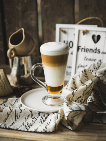 Caffè latte with perfect foam Caffè latte with perfect foam