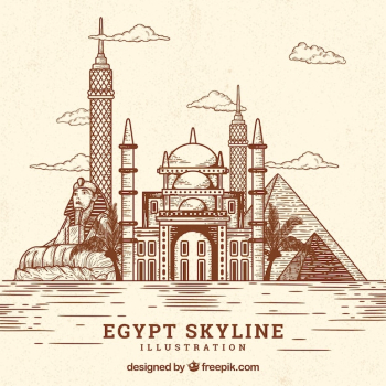 Cairo skyline background Cairo skyline background