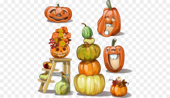 Calabaza Pumpkin Jack-o'-lantern - Vector pumpkin Calabaza Pumpkin Jack-o'-lantern - Vector pumpkin
