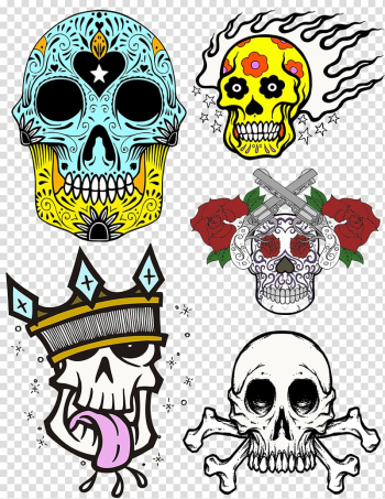 Calavera Day of the Dead Literary Calaverita Calaca Halloween, Halloween transparent background PNG clipart