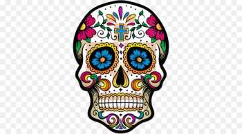 Calavera Day of the Dead Skull Mexican cuisine Clip art - skull 