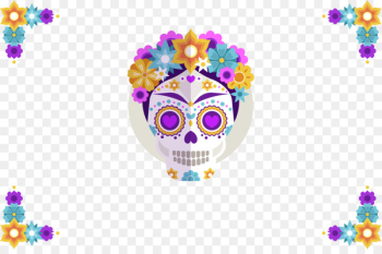 Calavera Wedding invitation Day of the Dead Public holiday Skull - Effect Skull 