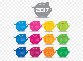 Calendar Illustration - Lovely 2017 calendar Calendar Illustration - Lovely 2017 calendar
